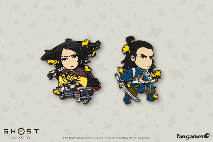 Twin Wolves Pin Set