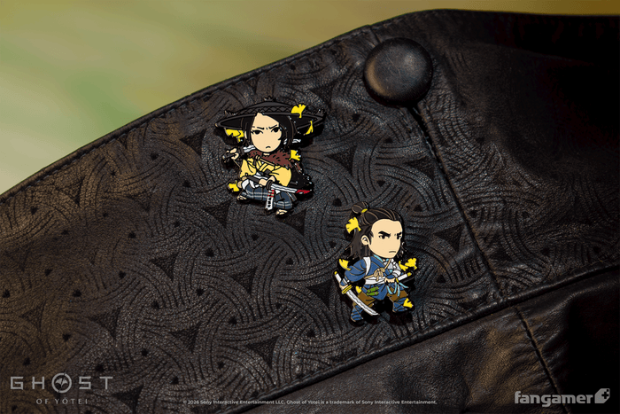 Twin Wolves Pin Set