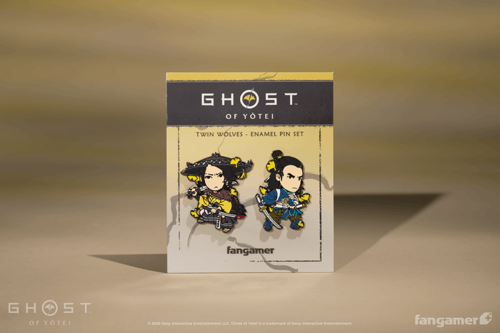 Twin Wolves Pin Set