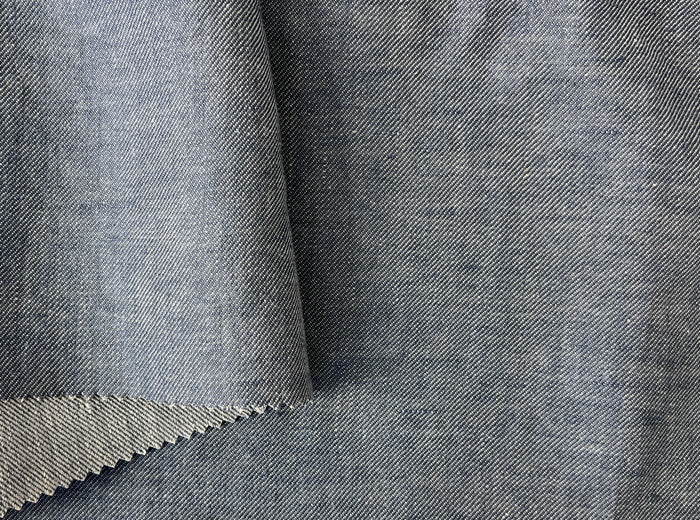 Two-Tone Chambray Twill | 100% Linen Fabric 8331 8332