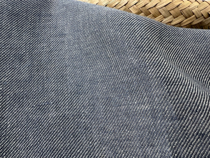 Two-Tone Chambray Twill | 100% Linen Fabric 8331 8332
