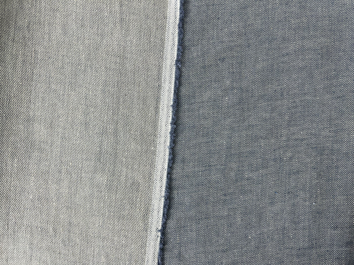 Two-Tone Chambray Twill | 100% Linen Fabric 8331 8332