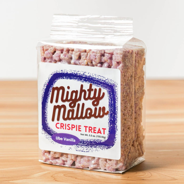 Ube Vanilla Crispie Treat