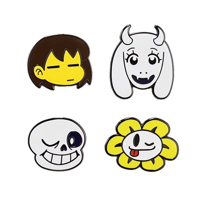 UNDERTALE - Character Pins Set 1