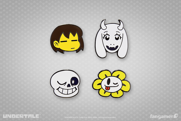 UNDERTALE - Character Pins Set 1