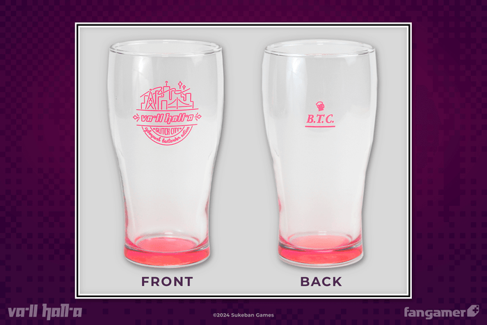 VA-11 HALL-A Pub Glass & Coaster Set