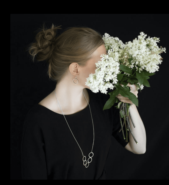 Valona Luna Wood Necklace