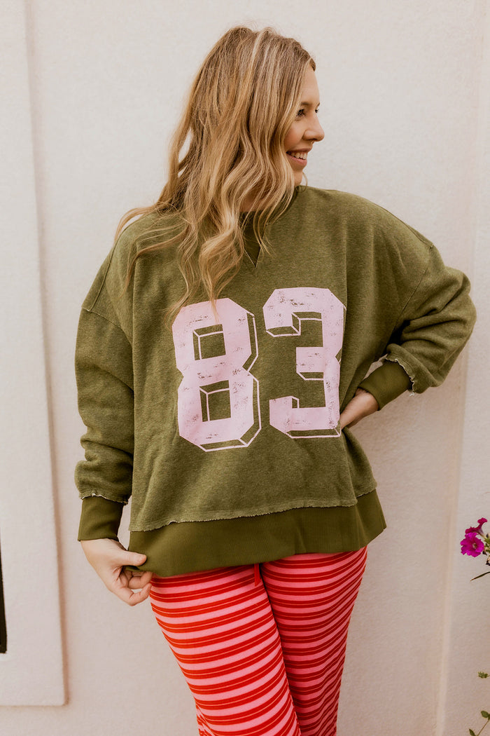 Victory Lane Sweatshirt- Kiwi