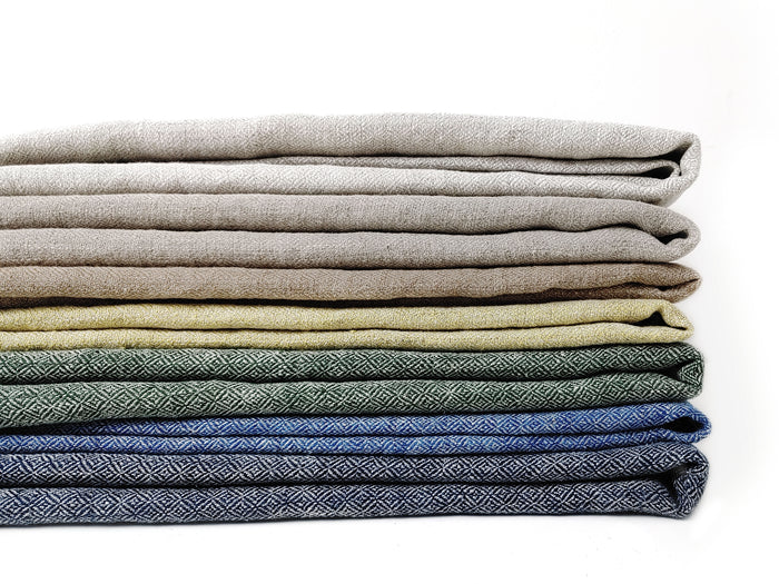 Viking Age Broken Diamond Twill: 100% Linen Fabric 8076 8077 8078 8079 8080 8081 8082 8105