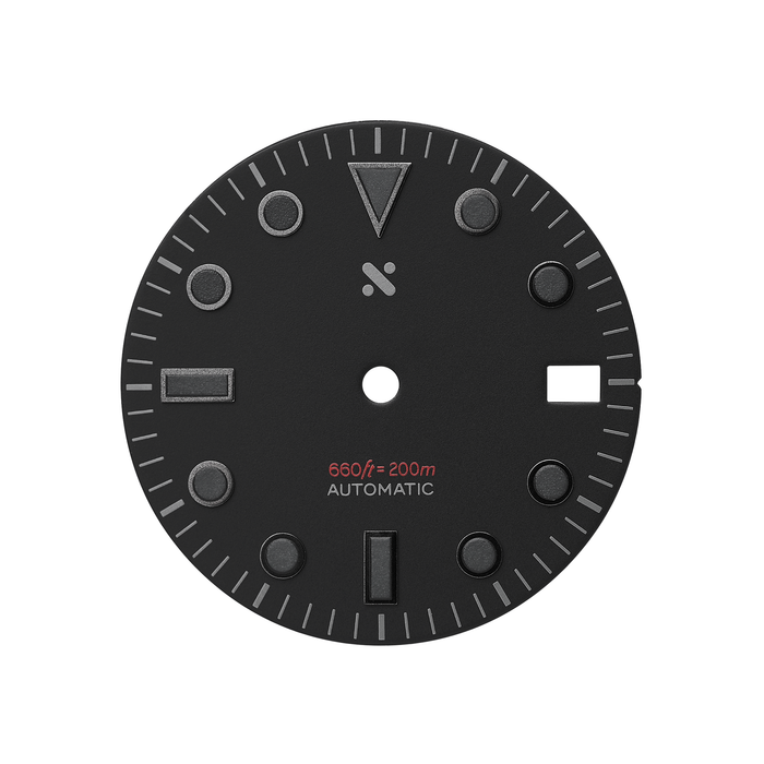 Watch Dial: Divemaster Black Lume
