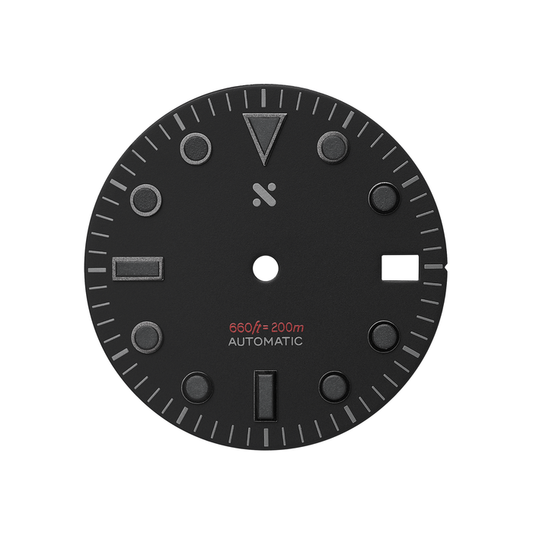 Watch Dial: Divemaster Black Lume