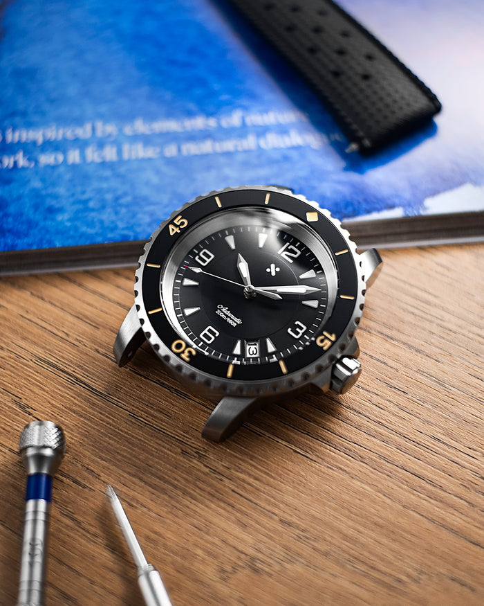 Watch Dial: Fathoms Black/Silver