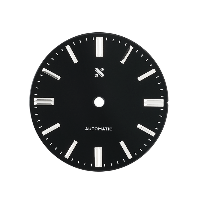 Watch Dial: GS Dress Enamel Black