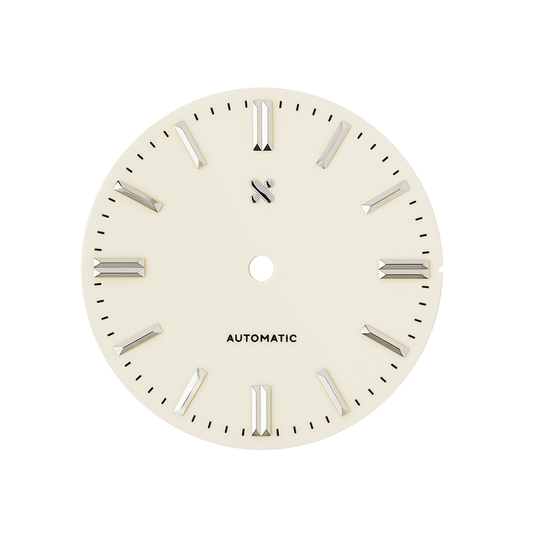 Watch Dial: GS Enamel Cream