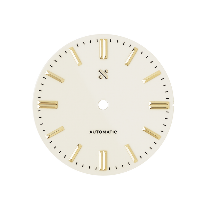 Watch Dial: GS Enamel Cream