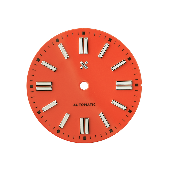 Watch Dial: Perpetual Enamel Red