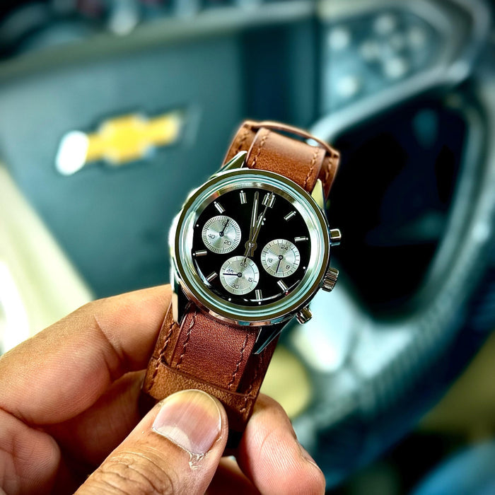 Watch Dial: Reverse Panda Chronograph