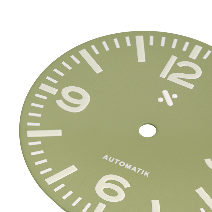 Watch Dial: Spork Green