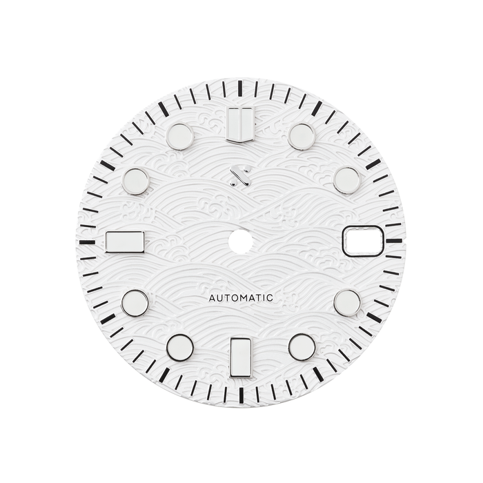 Watch Dial: The Great Wave White
