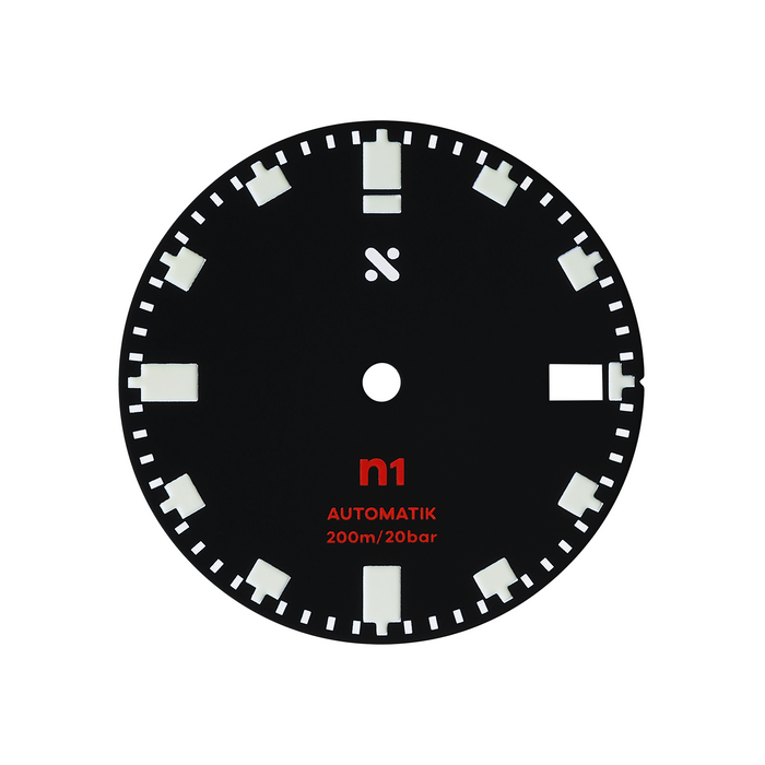 Watch Dial: U1 Black