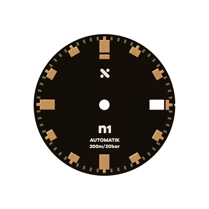 Watch Dial: Vintage N1 Black