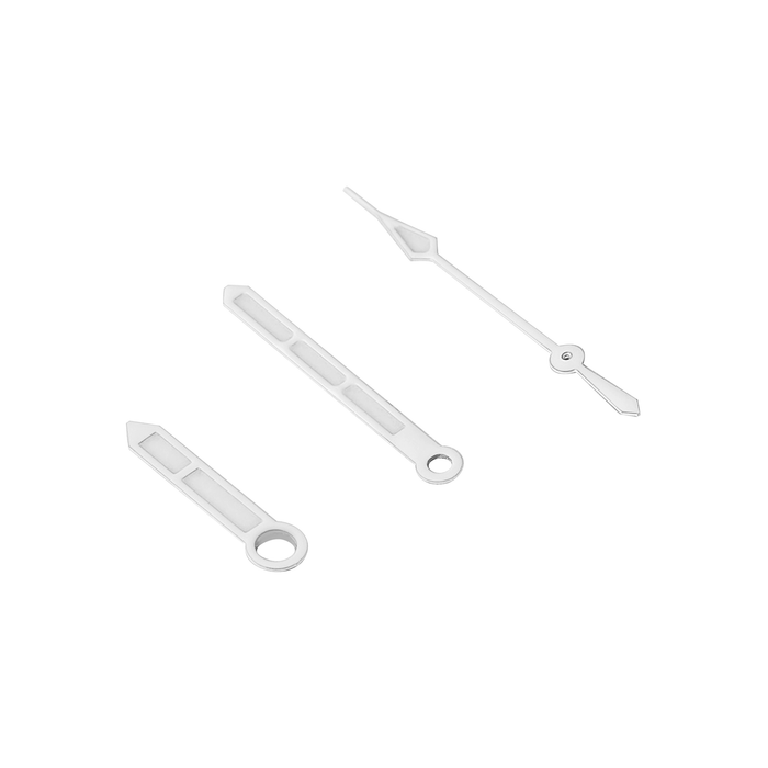 Watch Hands: Milspec White