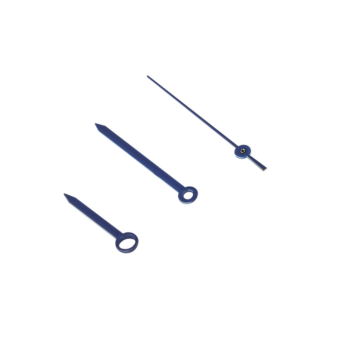 Watch Hands: Pencil Blue Finish