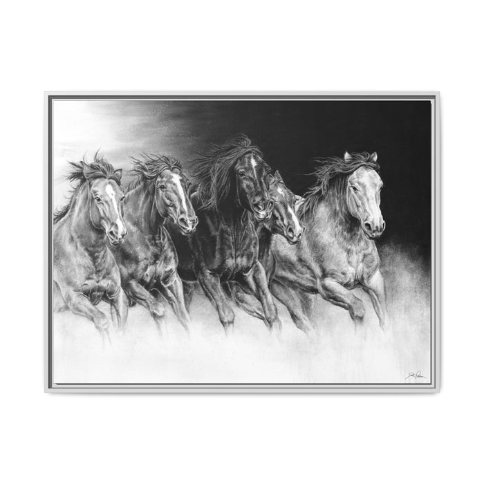 40" x 30" (Horizontal) / White / 1.25"