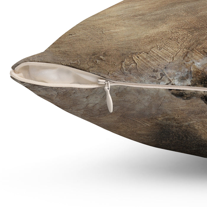 "Wildebeest" Square Pillow.