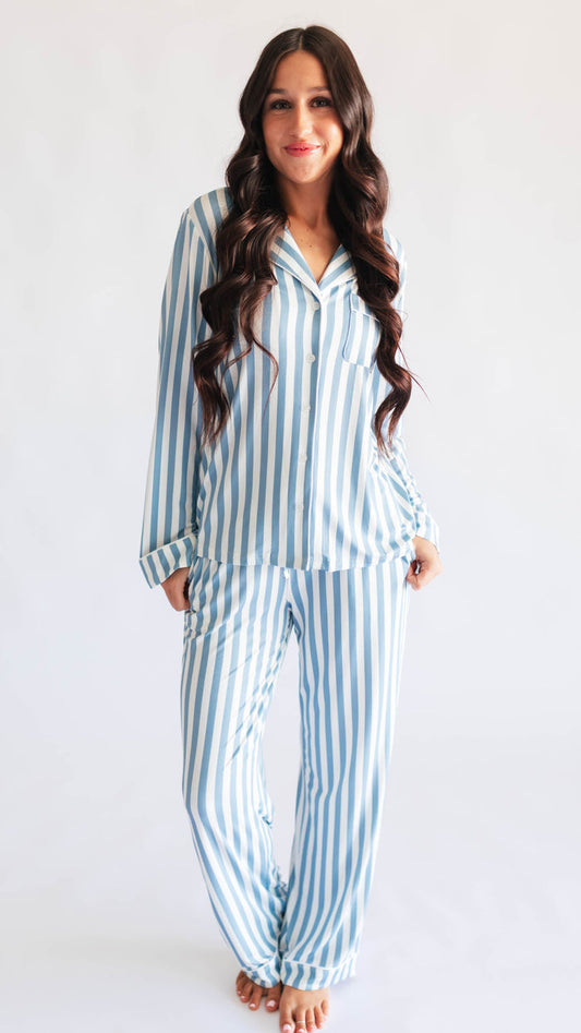 Women's Button Up Set In Beau