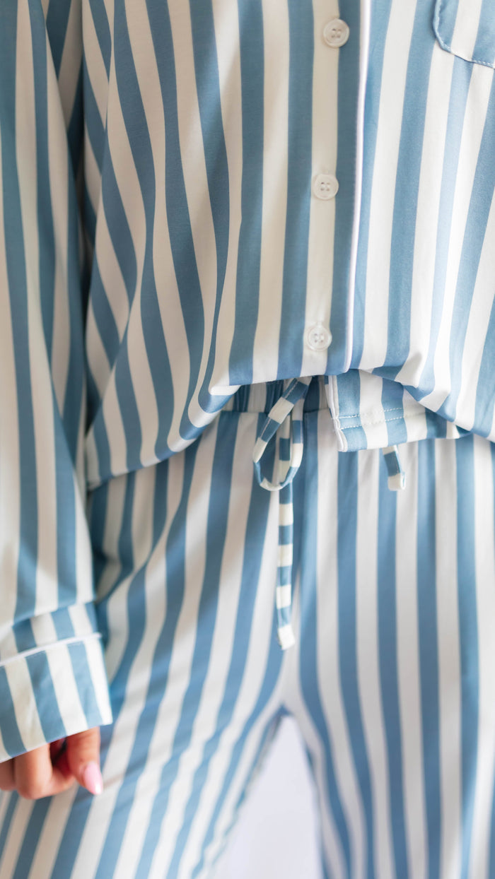 Women's Button Up Set In Beau