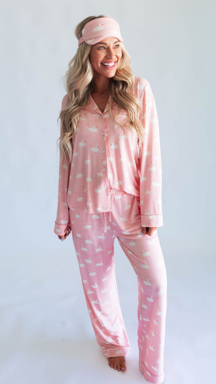 Women's Button Up Set In Ivy