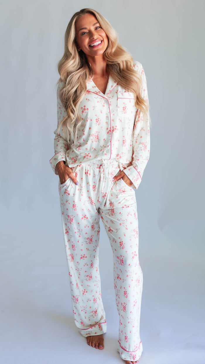 Women's Button Up Set In Quinn