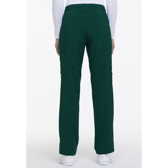 Women's EDS Essentials Mid Rise Straight Leg Drawstring Scrub Pant - Hunter Green - 2