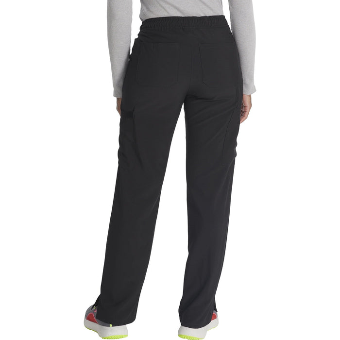 Women's EDS Essentials Mid Rise Straight Leg Drawstring Scrub Pant - Black - 2