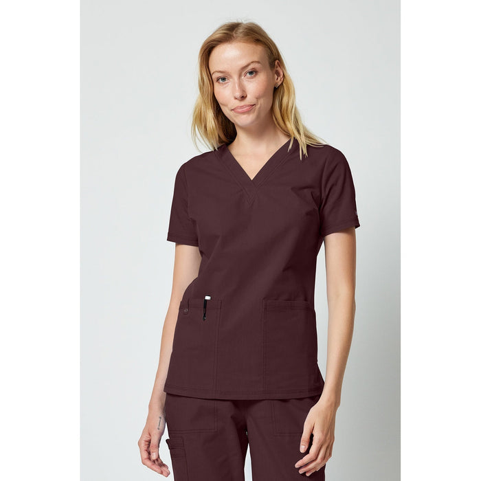Women's Forge V-Neck Scrub Top - Terrain - 1