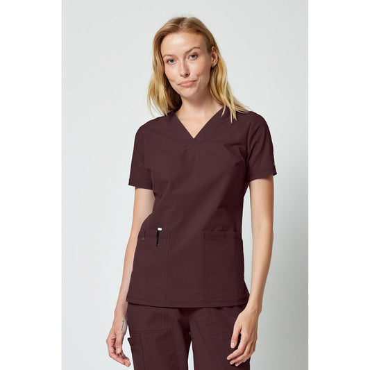 Women's Forge V-Neck Scrub Top - Terrain - 1