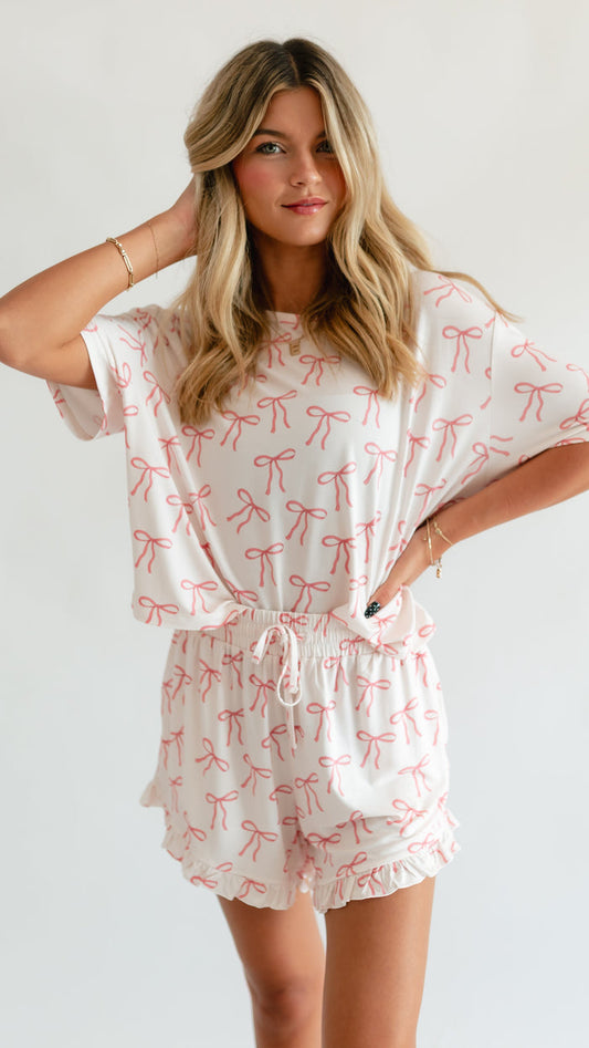 Women's Ruffle Short Set in Halle