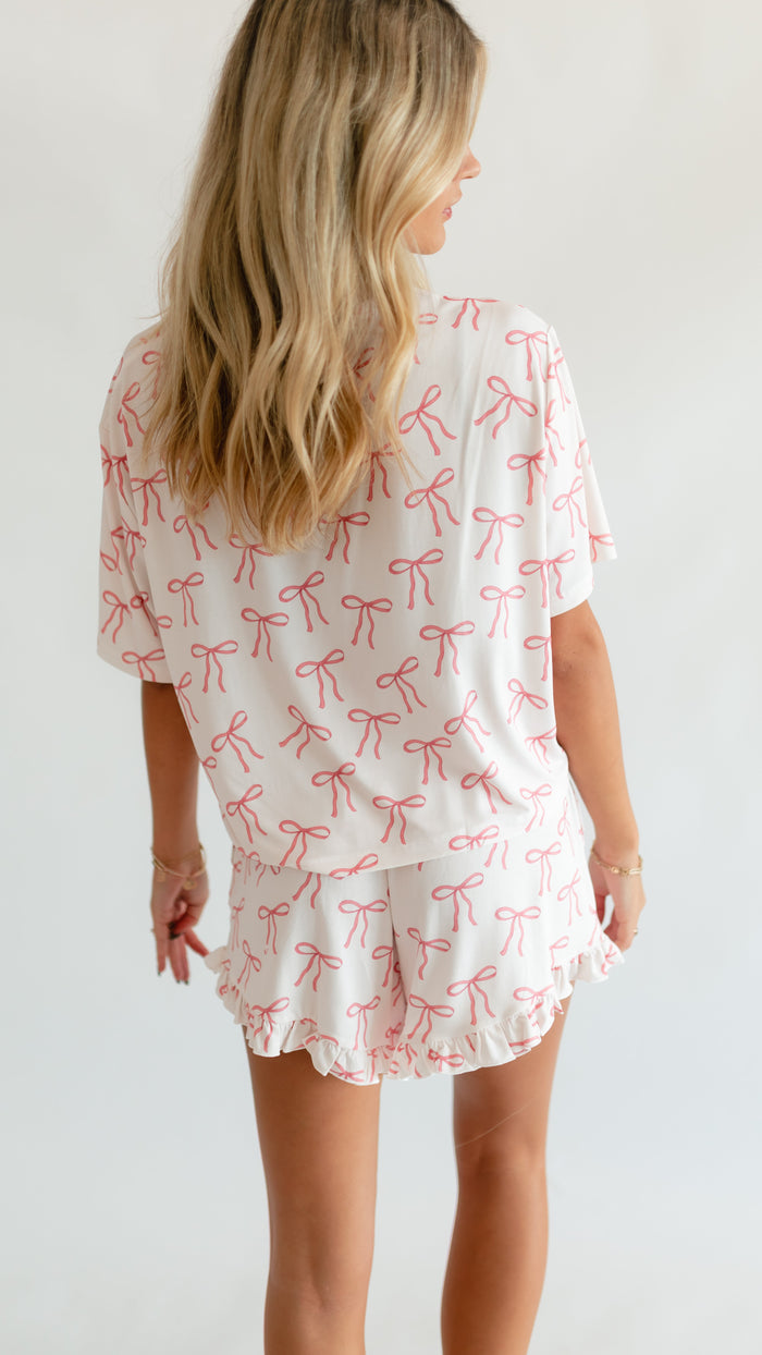 Women's Ruffle Short Set in Halle