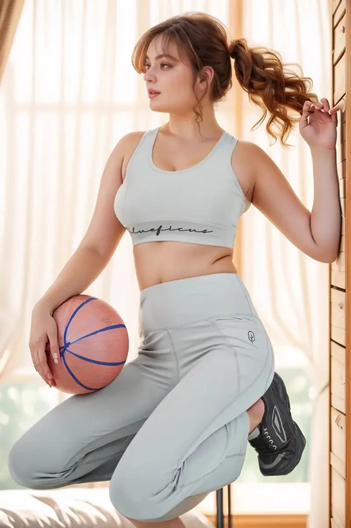 flared ankle-length workout pants