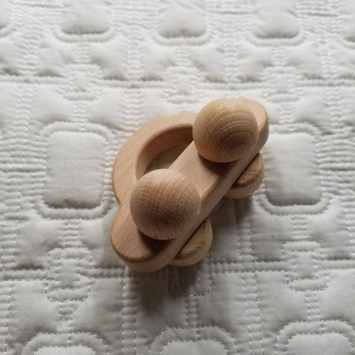 Wooden Trolley Toy Car Teether