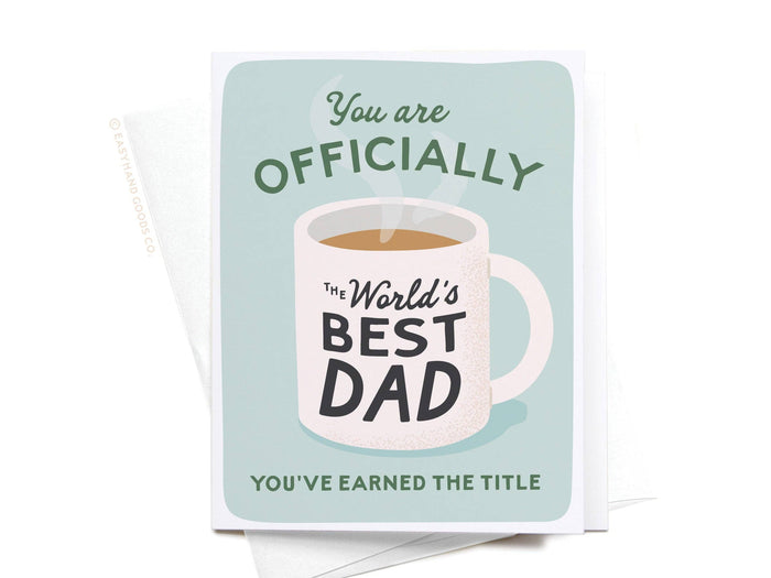 World's Greatest Dad Greeting Card