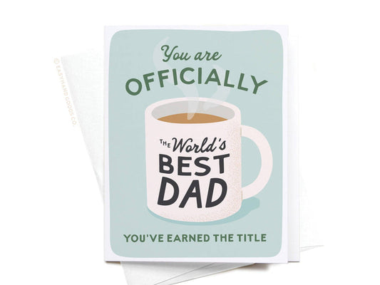 World's Greatest Dad Greeting Card