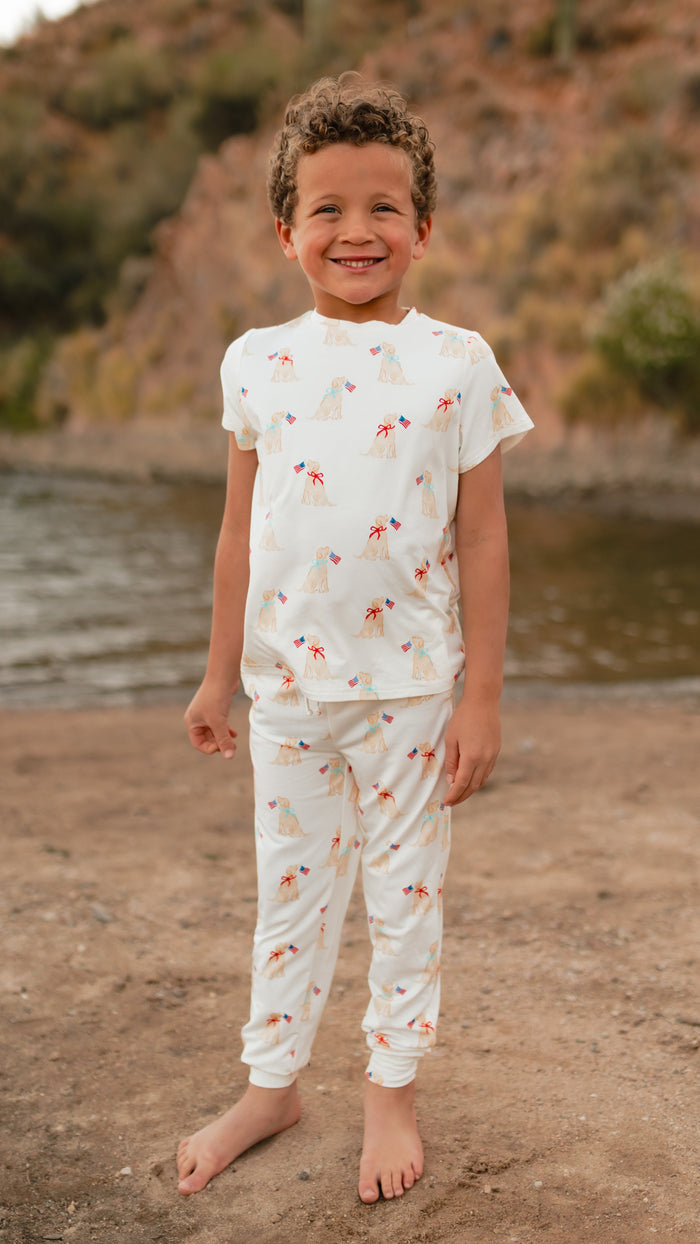 Youth Jogger Set In American Pups