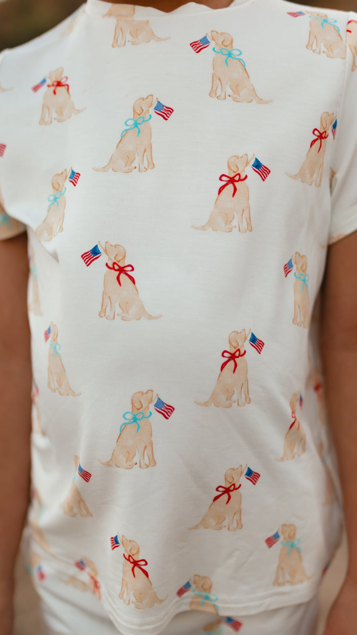 Youth Jogger Set In American Pups