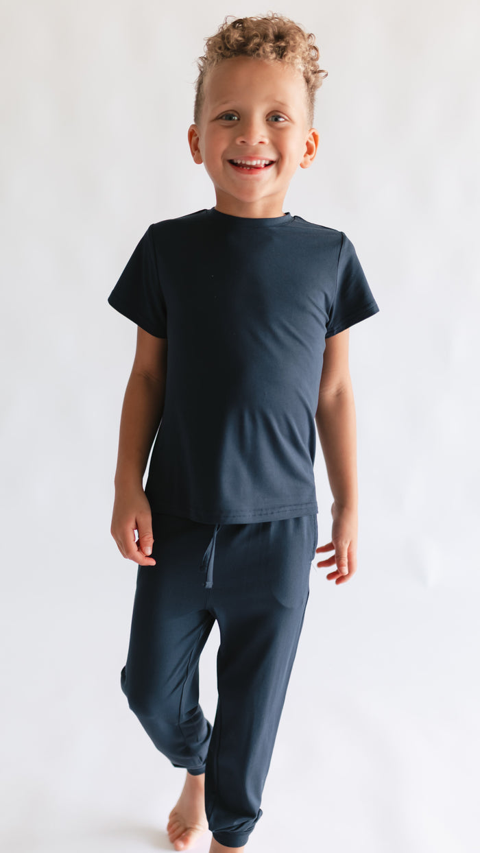 Youth Jogger Set In Navy
