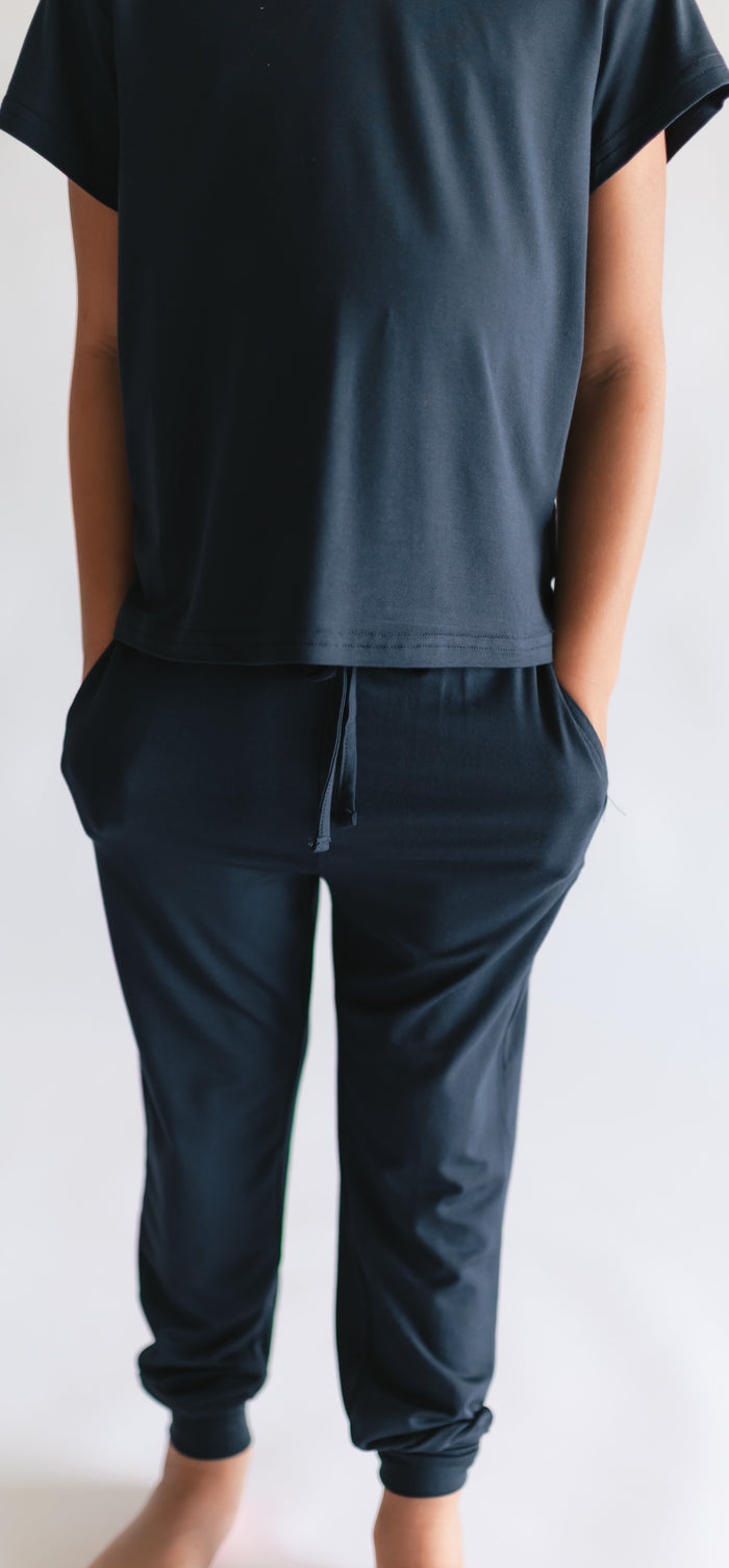 Youth Jogger Set In Navy