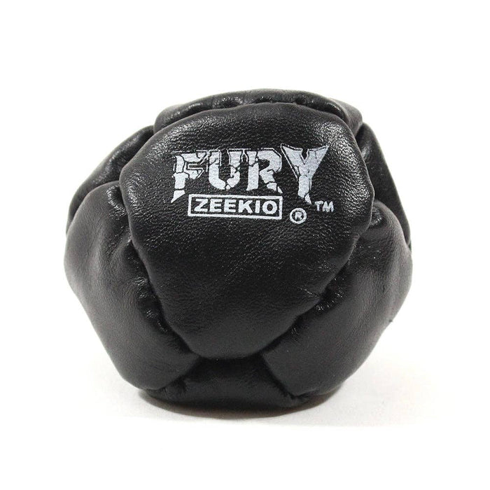 Zeekio The Fury 8 Panel Footbag - Hand Stitched Genuine Leather - Sand Filled Foot Bag