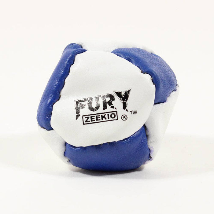 Zeekio The Fury 8 Panel Footbag - Hand Stitched Genuine Leather - Sand Filled Foot Bag