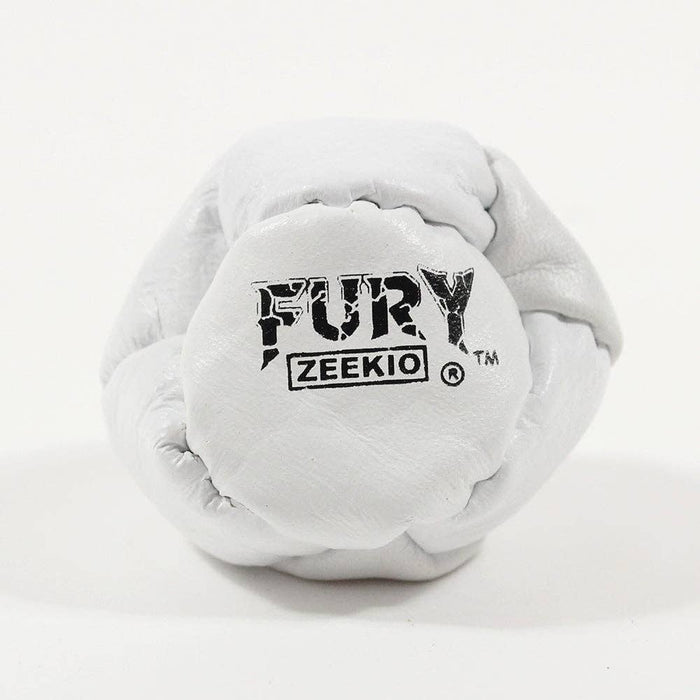 Zeekio The Fury 8 Panel Footbag - Hand Stitched Genuine Leather - Sand Filled Foot Bag